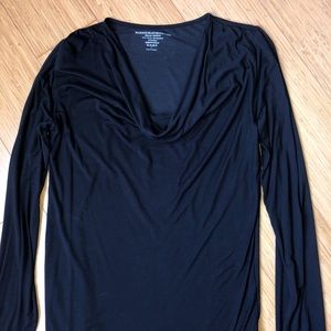 Majestic Filatures long sleeve Black Teeshirt SZ 3